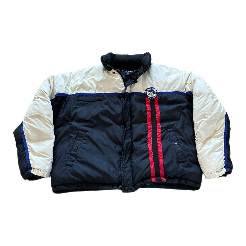 Vintage Polo Ralph Lauren Jacket Mens XL Arctic Challenge Down Sport Puffer 90s